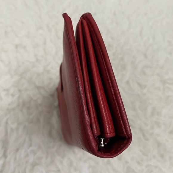 Loewe Anagram Embossed Wallet Red - Picture 14 of 15